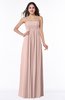 Modern Empire Strapless Zip up Chiffon Floor Length Plus Size Bridesmaid Dresses