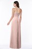 Modern Empire Strapless Zip up Chiffon Floor Length Plus Size Bridesmaid Dresses