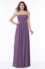 Modern Empire Strapless Zip up Chiffon Floor Length Plus Size Bridesmaid Dresses