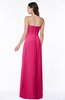 Modern Empire Strapless Zip up Chiffon Floor Length Plus Size Bridesmaid Dresses