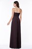 Modern Empire Strapless Zip up Chiffon Floor Length Plus Size Bridesmaid Dresses