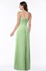 Modern Empire Strapless Zip up Chiffon Floor Length Plus Size Bridesmaid Dresses