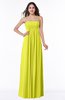 Modern Empire Strapless Zip up Chiffon Floor Length Plus Size Bridesmaid Dresses