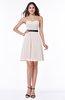 Elegant Sweetheart Sleeveless Chiffon Short Ribbon Bridesmaid Dresses