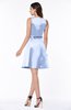Glamorous Scoop Zip up Satin Mini Beaded Plus Size Bridesmaid Dresses