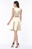 Glamorous Scoop Zip up Satin Mini Beaded Plus Size Bridesmaid Dresses