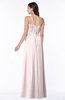 Glamorous A-line Spaghetti Chiffon Floor Length Plus Size Bridesmaid Dresses