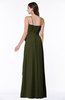 Glamorous A-line Spaghetti Chiffon Floor Length Plus Size Bridesmaid Dresses