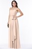 Glamorous A-line Spaghetti Chiffon Floor Length Plus Size Bridesmaid Dresses