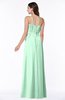 Glamorous A-line Spaghetti Chiffon Floor Length Plus Size Bridesmaid Dresses