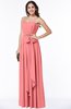 Glamorous A-line Spaghetti Chiffon Floor Length Plus Size Bridesmaid Dresses