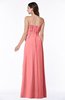 Glamorous A-line Spaghetti Chiffon Floor Length Plus Size Bridesmaid Dresses