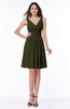 Modern Thick Straps Sleeveless Zip up Chiffon Plus Size Bridesmaid Dresses