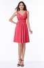 Modern Thick Straps Sleeveless Zip up Chiffon Plus Size Bridesmaid Dresses