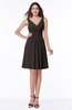 Modern Thick Straps Sleeveless Zip up Chiffon Plus Size Bridesmaid Dresses