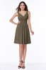 Modern Thick Straps Sleeveless Zip up Chiffon Plus Size Bridesmaid Dresses