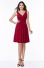 Modern Thick Straps Sleeveless Zip up Chiffon Plus Size Bridesmaid Dresses