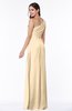 Sexy A-line Asymmetric Neckline Half Backless Chiffon Floor Length Plus Size Bridesmaid Dresses
