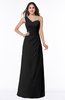 Sexy A-line Asymmetric Neckline Half Backless Chiffon Floor Length Plus Size Bridesmaid Dresses