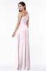Sexy A-line Asymmetric Neckline Half Backless Chiffon Floor Length Plus Size Bridesmaid Dresses