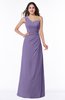 Sexy A-line Asymmetric Neckline Half Backless Chiffon Floor Length Plus Size Bridesmaid Dresses