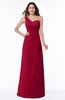 Sexy A-line Asymmetric Neckline Half Backless Chiffon Floor Length Plus Size Bridesmaid Dresses