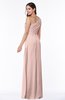 Sexy A-line Asymmetric Neckline Half Backless Chiffon Floor Length Plus Size Bridesmaid Dresses