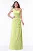 Sexy A-line Asymmetric Neckline Half Backless Chiffon Floor Length Plus Size Bridesmaid Dresses