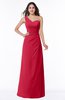 Sexy A-line Asymmetric Neckline Half Backless Chiffon Floor Length Plus Size Bridesmaid Dresses