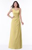 Sexy A-line Asymmetric Neckline Half Backless Chiffon Floor Length Plus Size Bridesmaid Dresses