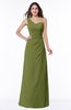 Sexy A-line Asymmetric Neckline Half Backless Chiffon Floor Length Plus Size Bridesmaid Dresses