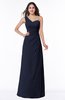 Sexy A-line Asymmetric Neckline Half Backless Chiffon Floor Length Plus Size Bridesmaid Dresses