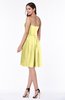Glamorous A-line Strapless Sleeveless Ruffles Plus Size Bridesmaid Dresses