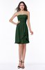Glamorous A-line Strapless Sleeveless Ruffles Plus Size Bridesmaid Dresses