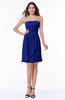 Glamorous A-line Strapless Sleeveless Ruffles Plus Size Bridesmaid Dresses