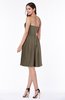 Glamorous A-line Strapless Sleeveless Ruffles Plus Size Bridesmaid Dresses