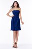 Glamorous A-line Strapless Sleeveless Ruffles Plus Size Bridesmaid Dresses