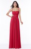 Sexy Spaghetti Sleeveless Chiffon Floor Length Ruching Plus Size Bridesmaid Dresses