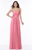 Sexy Spaghetti Sleeveless Chiffon Floor Length Ruching Plus Size Bridesmaid Dresses