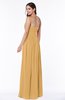 Elegant A-line Sleeveless Floor Length Ruching Plus Size Bridesmaid Dresses