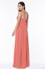 Elegant A-line Sleeveless Floor Length Ruching Plus Size Bridesmaid Dresses