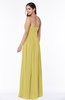 Elegant A-line Sleeveless Floor Length Ruching Plus Size Bridesmaid Dresses