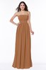 Elegant A-line Sleeveless Floor Length Ruching Plus Size Bridesmaid Dresses