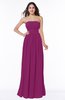 Elegant A-line Sleeveless Floor Length Ruching Plus Size Bridesmaid Dresses