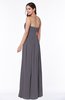 Elegant A-line Sleeveless Floor Length Ruching Plus Size Bridesmaid Dresses