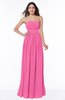 Elegant A-line Sleeveless Floor Length Ruching Plus Size Bridesmaid Dresses