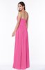 Elegant A-line Sleeveless Floor Length Ruching Plus Size Bridesmaid Dresses