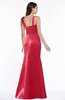 Elegant Column Thick Straps Backless Bow Bridesmaid Dresses