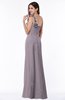 Sexy One Shoulder Chiffon Floor Length Sash Plus Size Bridesmaid Dresses