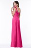 Sexy One Shoulder Chiffon Floor Length Sash Plus Size Bridesmaid Dresses